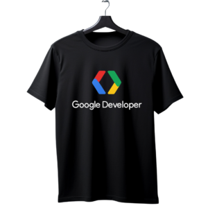 "Google Developer" Colorful Logo T-Shirt | Tech Developer Coding Tee