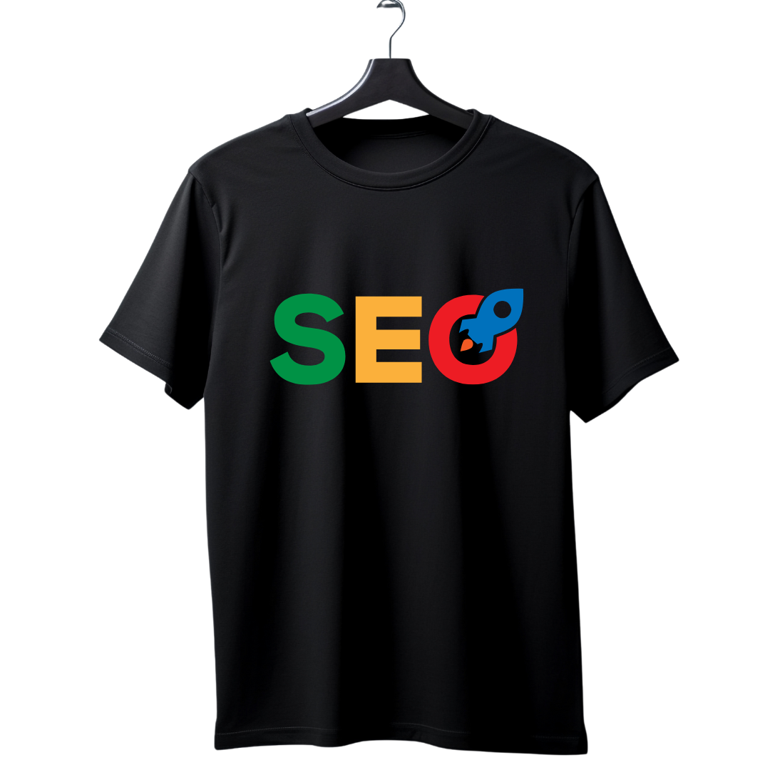 "SEO 🚀" Colorful Digital Marketing T-Shirt | SEO Expert Rank #1 Tee